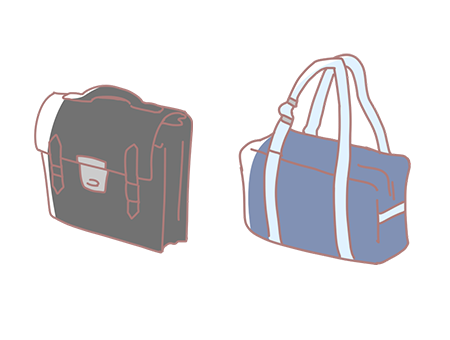 Sacos ou mochila escolar