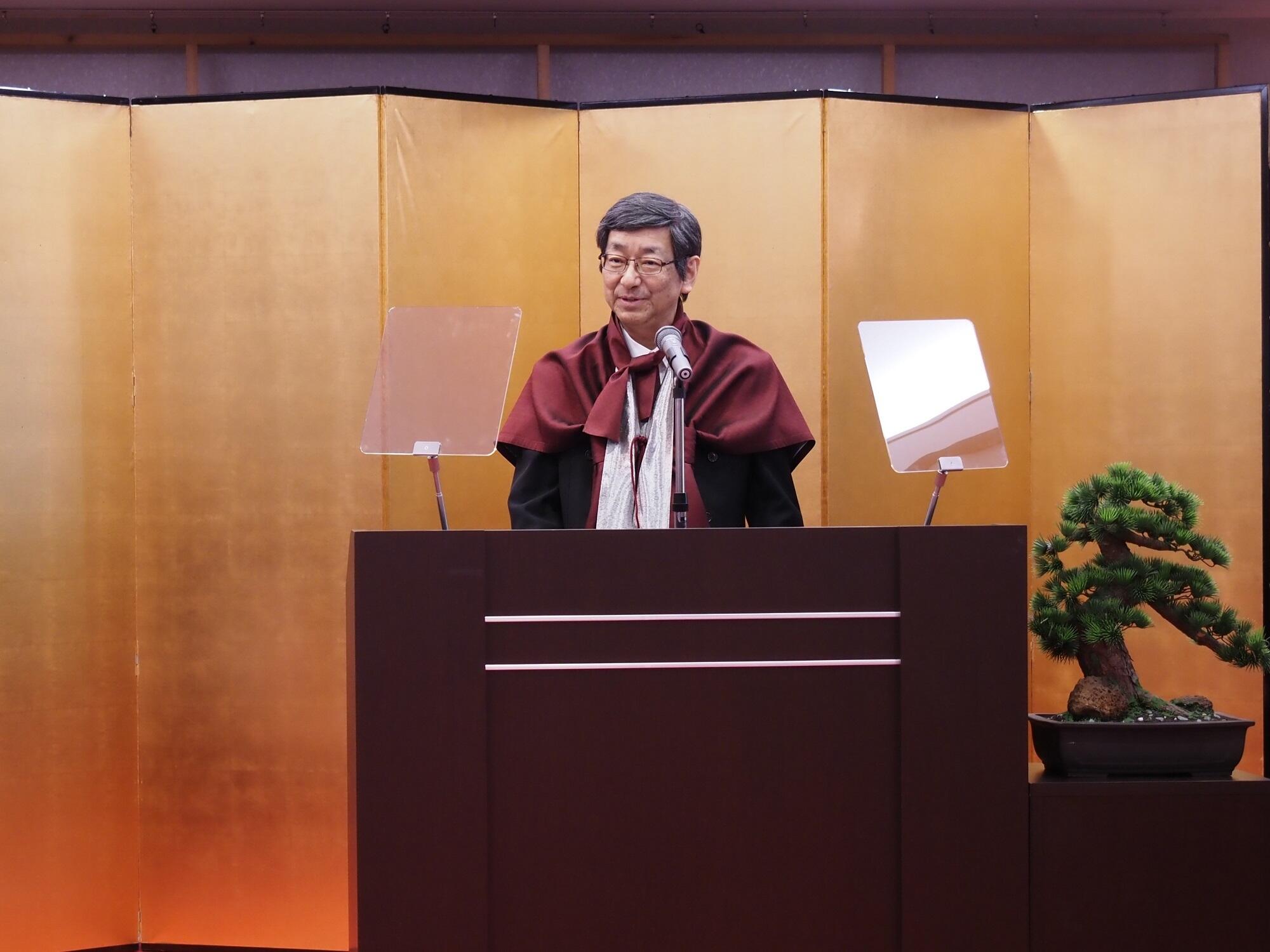 学長式辞