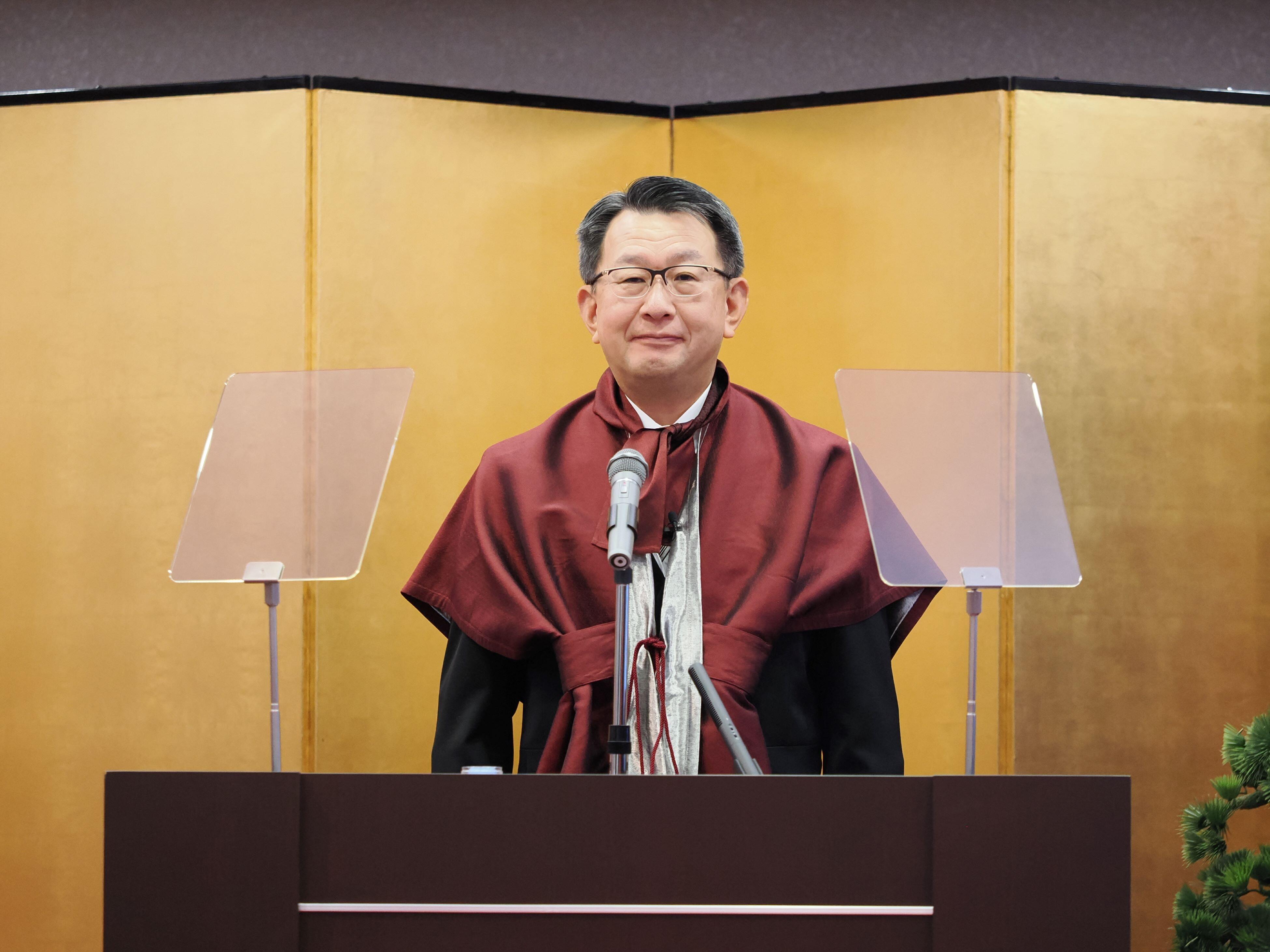 大学院入学式の様子