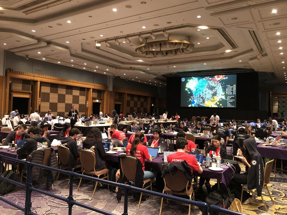 サイバー競技大会の様子