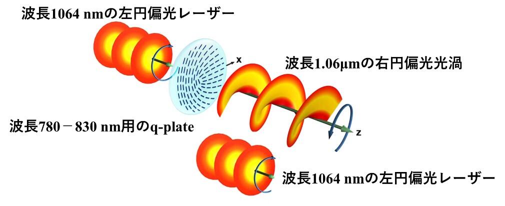 図１　光学系の概念図。